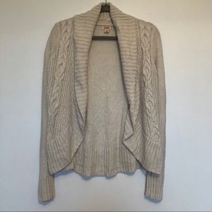 Mossimo Cableknit Sweater Cardigan